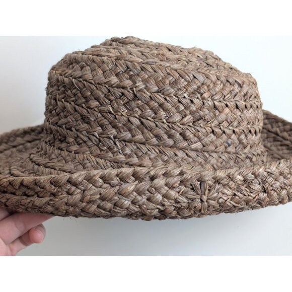 HELEN KAMINSKI Australia Handmade Brown Braided Raffia Sun Hat main image 5